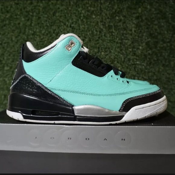 ?Tiffany Blue Air Jordan 3 Sz. 9.5 Custom Made ? main image 12